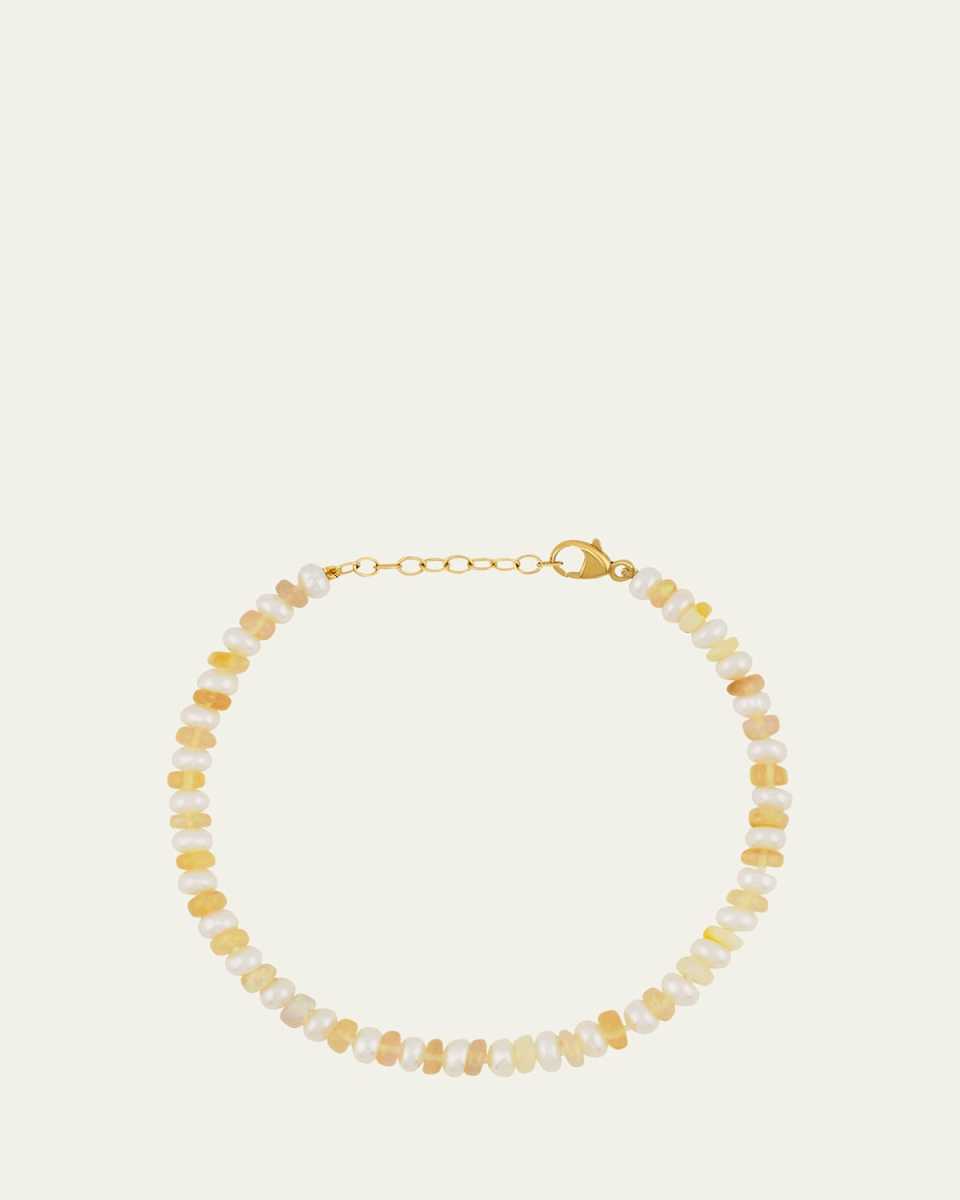 Ocean Connection Opal and Pearl Bracelet
